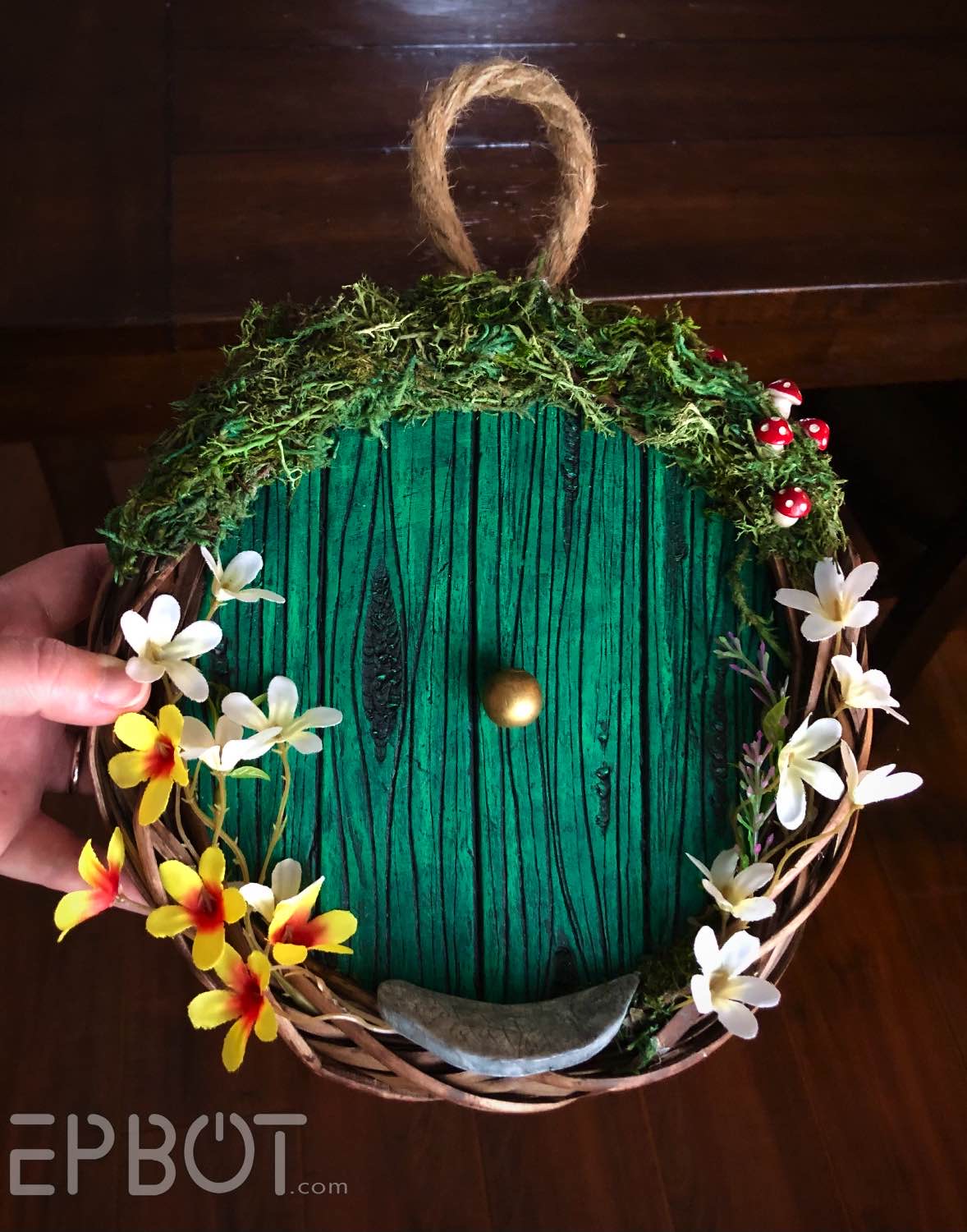 EPBOT: New Dollar Tree DIY: Hobbit Door Wreaths!