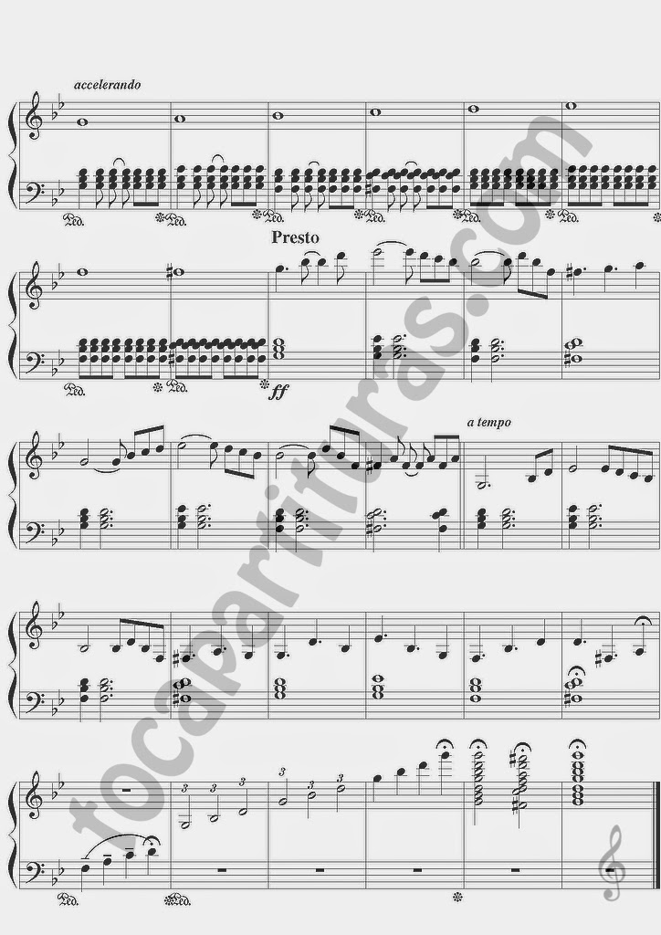 2 Partitura de Piano de Sentimiento Pianista nº 1 Sheet Music for Piano "Pianist feeling" music score
