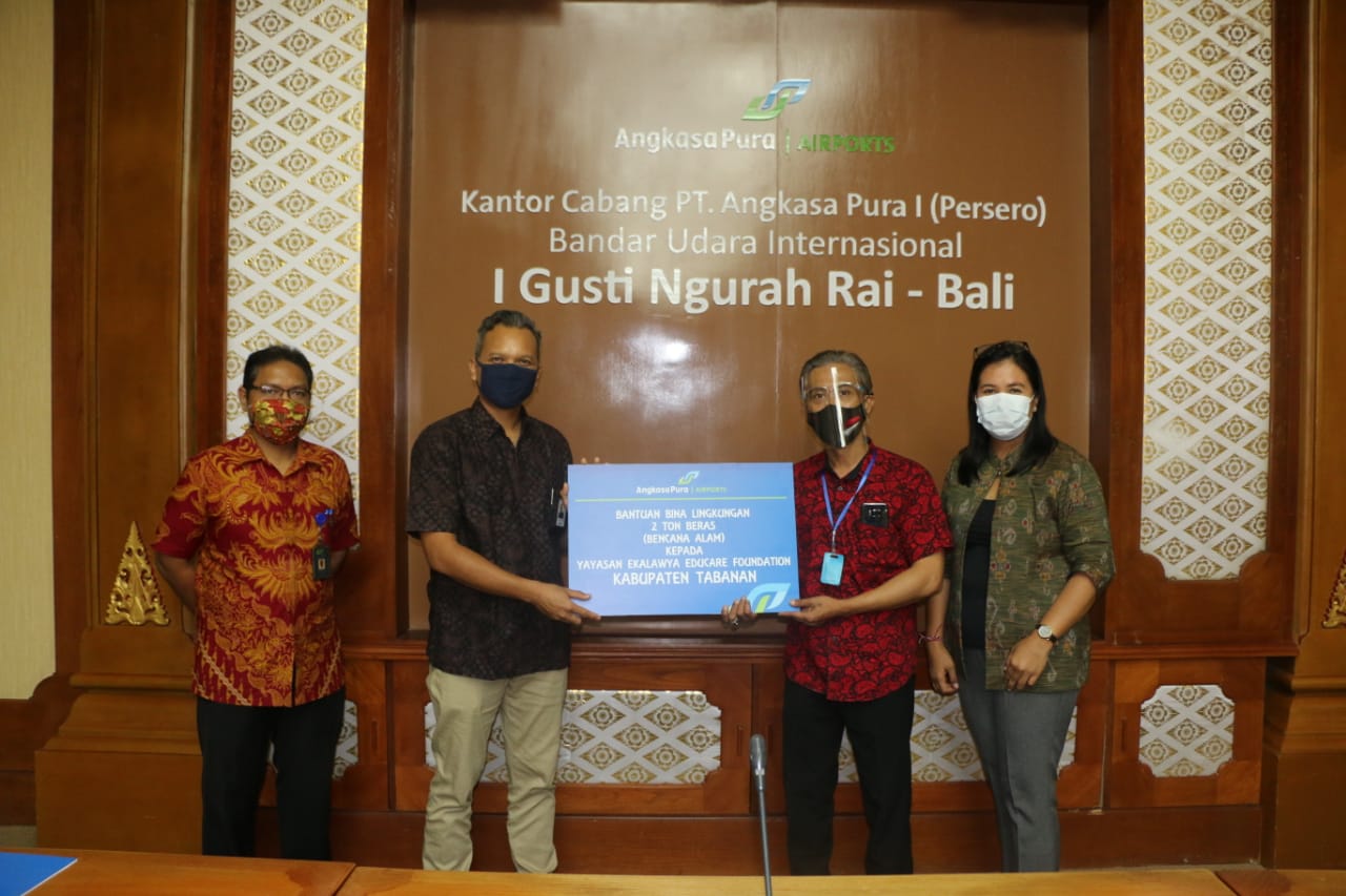 Tahun 2020, CSR Bandara Ngurah Rai Salurkan Rp4,2M
