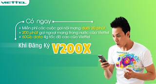 Gói V200X Viettel