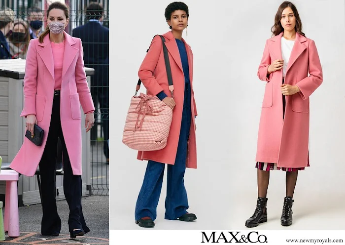 Kate Middleton wore MAX&Co Pure wool Runaway coat