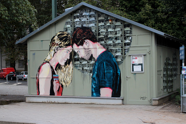 Street Art By Jana & Js In Dusseldorf, Germany For 40° Urban Art festival. 1