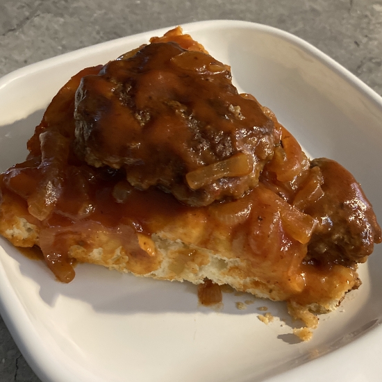 Runs for Cookies HERITAGE RECIPE Sausage UpsideDown Pie