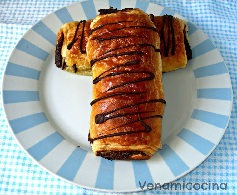 Napolitanas de chocolate