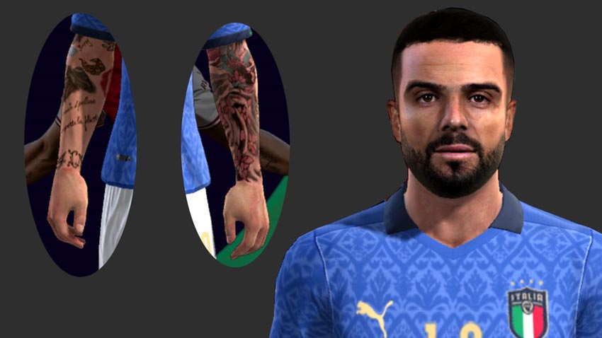 Faces Lorenzo Insigne For PES 2013