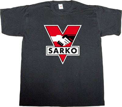 Nicolas Sarkozy big brother ingsoc internet 2.0 useless Politics george orwell 1984 t-shirt ephemeral-t-shirts