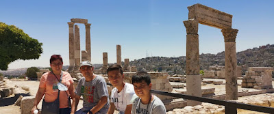 La Ciudadela de Ammán. Templo romano de Hércules.