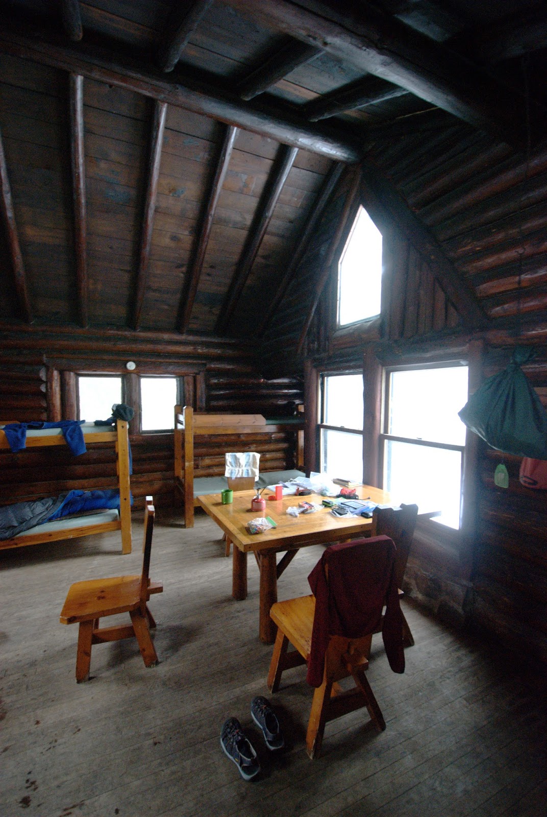 Cliffs And Ruins Winter Cabin Camping At Wilderness State Park