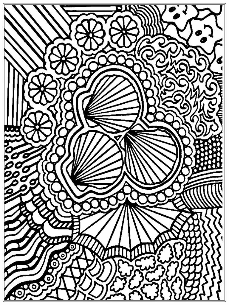 Free Printable Coloring Pages for Adults: Coffee Cups! – Moms and