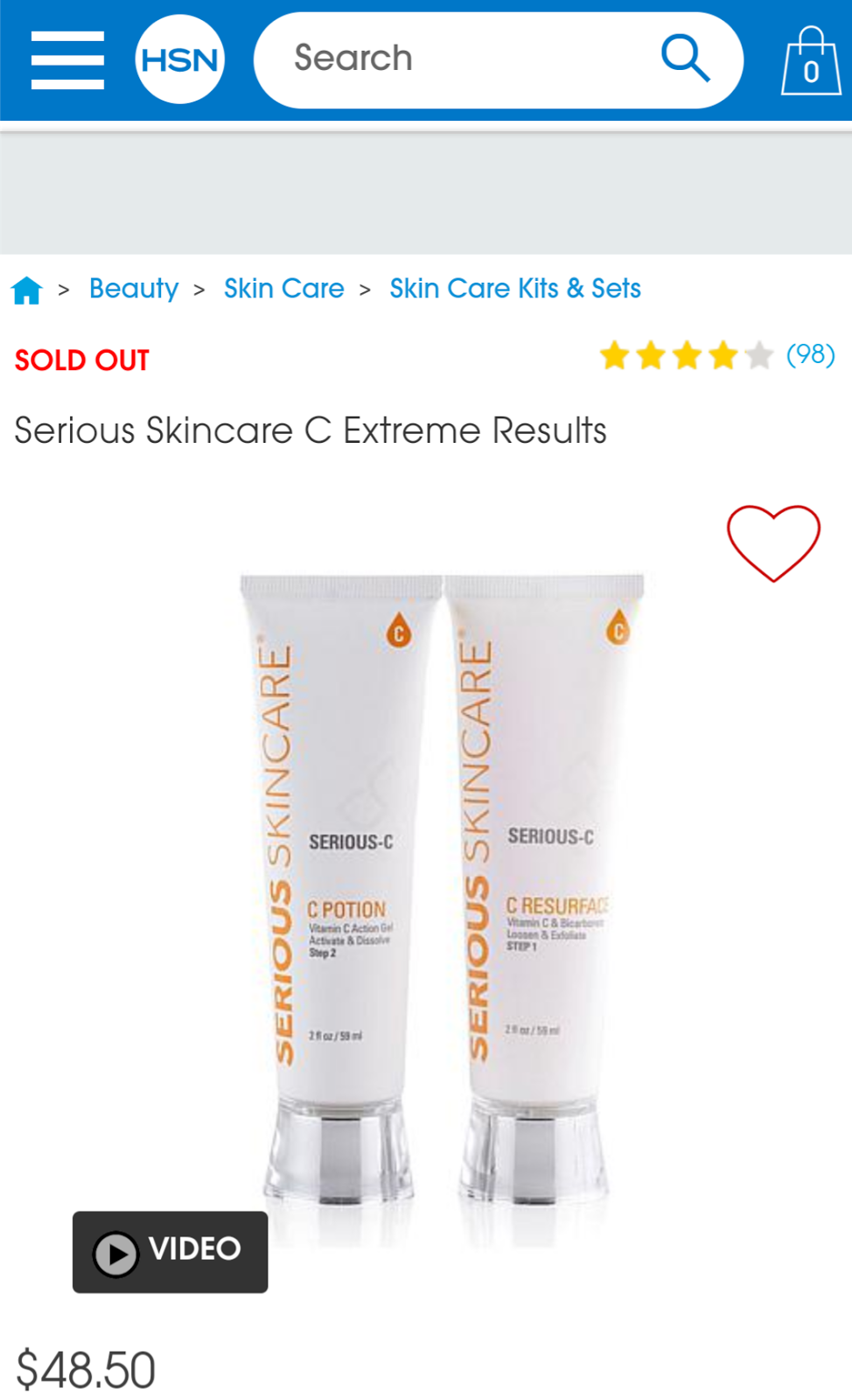 I am not a Hipster (review) Serious Skincare C Extreme Results