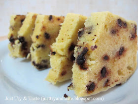 Resep Cake Kukus Tape Singkong & Chocolate Chips JTT