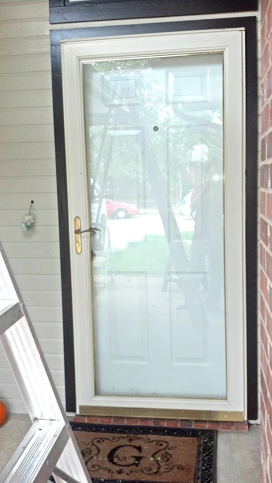 Fix Lovely How to paint your front door, storm door, and hardware