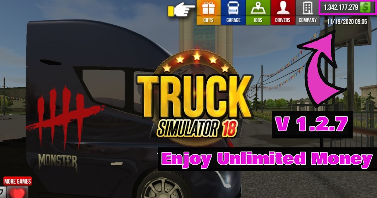 Truck Simulator 2018 : Europe Mod Apk 1.2.0 Unlimited Money [NoRoot] 