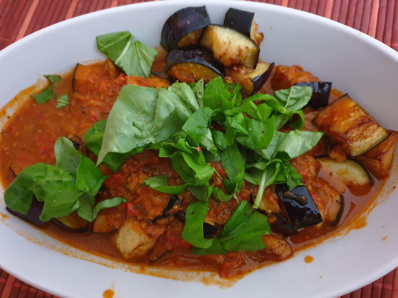 Foodoptions and Flavours Eggplant in Tomato Sauce