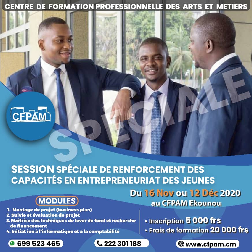 Ouverture des inscriptions au CFPAM d'ékounou