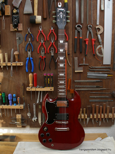 Vintage SG left handed