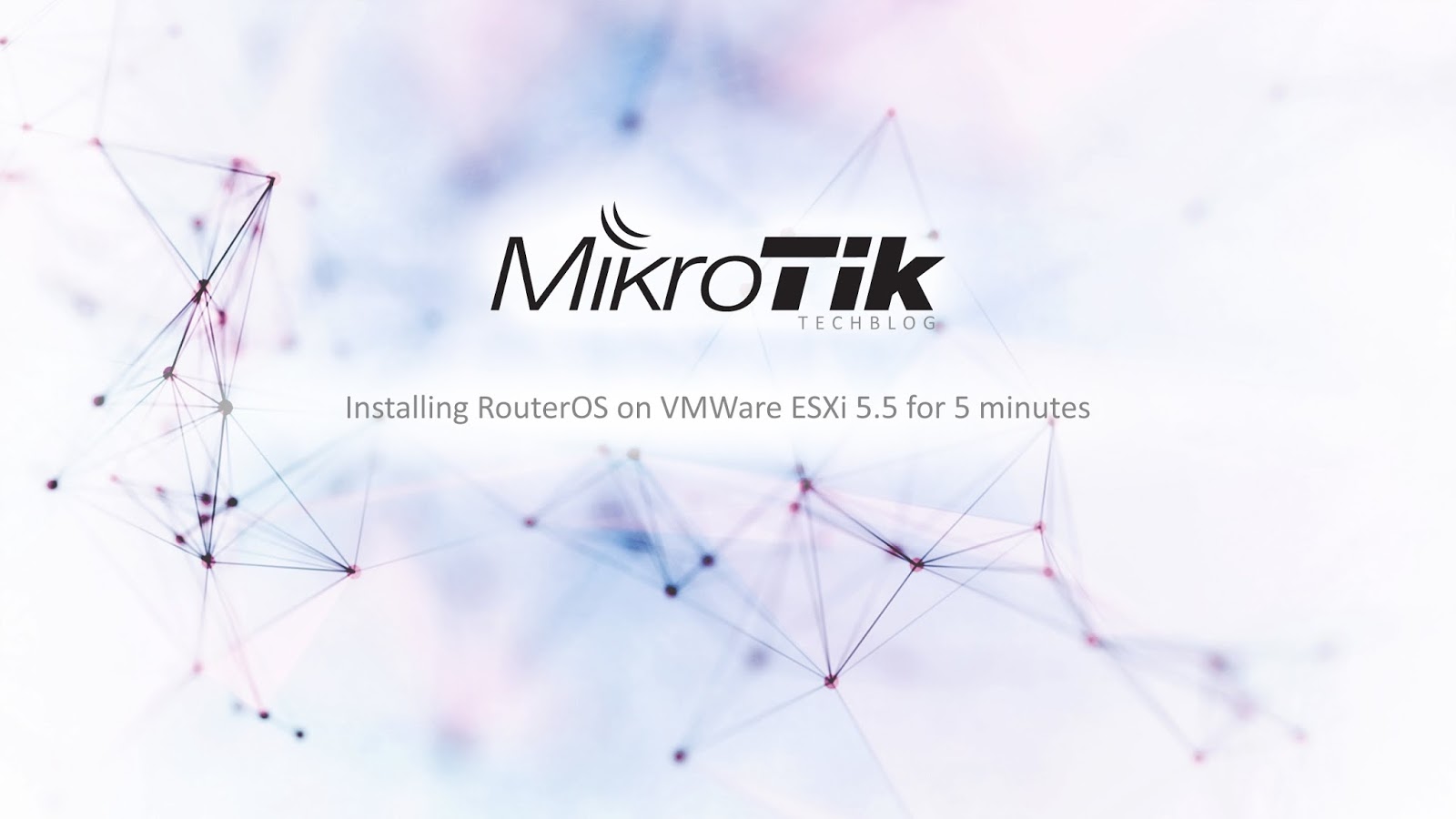 Install Mikrotik On VMware