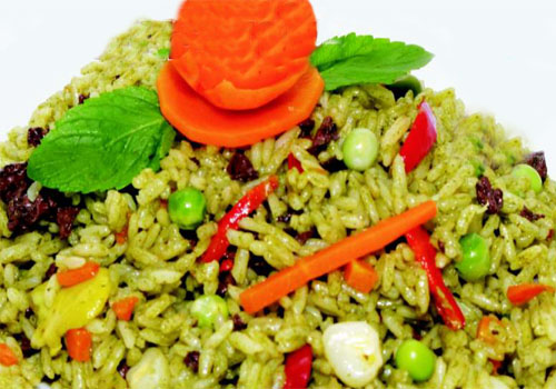 Arroz a la jardinera con sangrecita