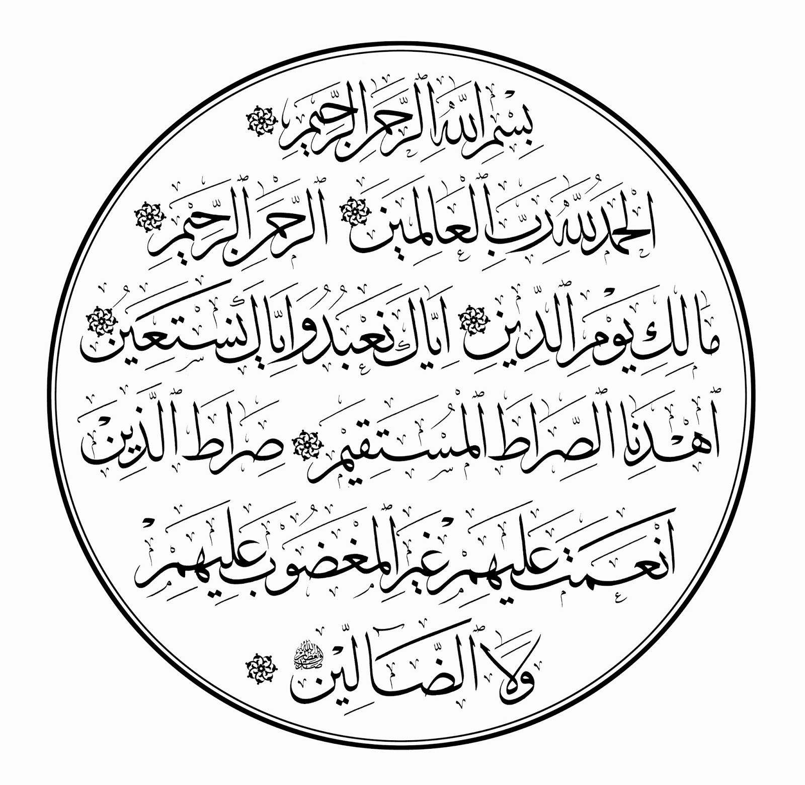 Surat Al Fatihah Pembuka [1] Surah ke 1 Terdiri dari 7 ayat Makkiyyah