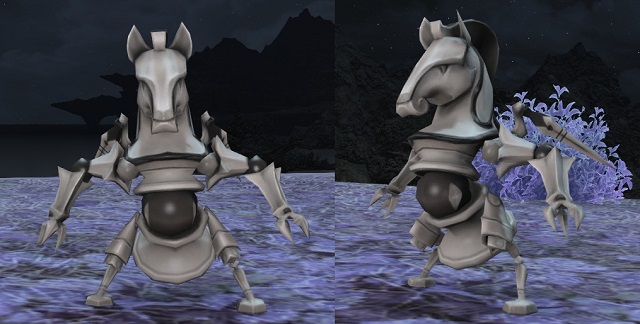 「FF14」ミニオン:ホワイト・ミニナイト