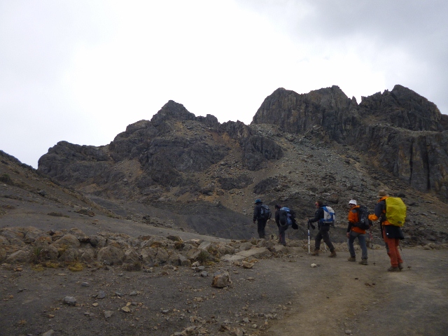 Trekking Huayhuash:Paso de Yaucha (4850m)