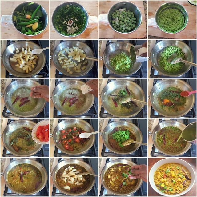 IMAGES OF Matar Ka Nimona Recipe / UP Style Matar ka Nimona Recipe / Green Peas Curry - No Onion No Garlic Recipe