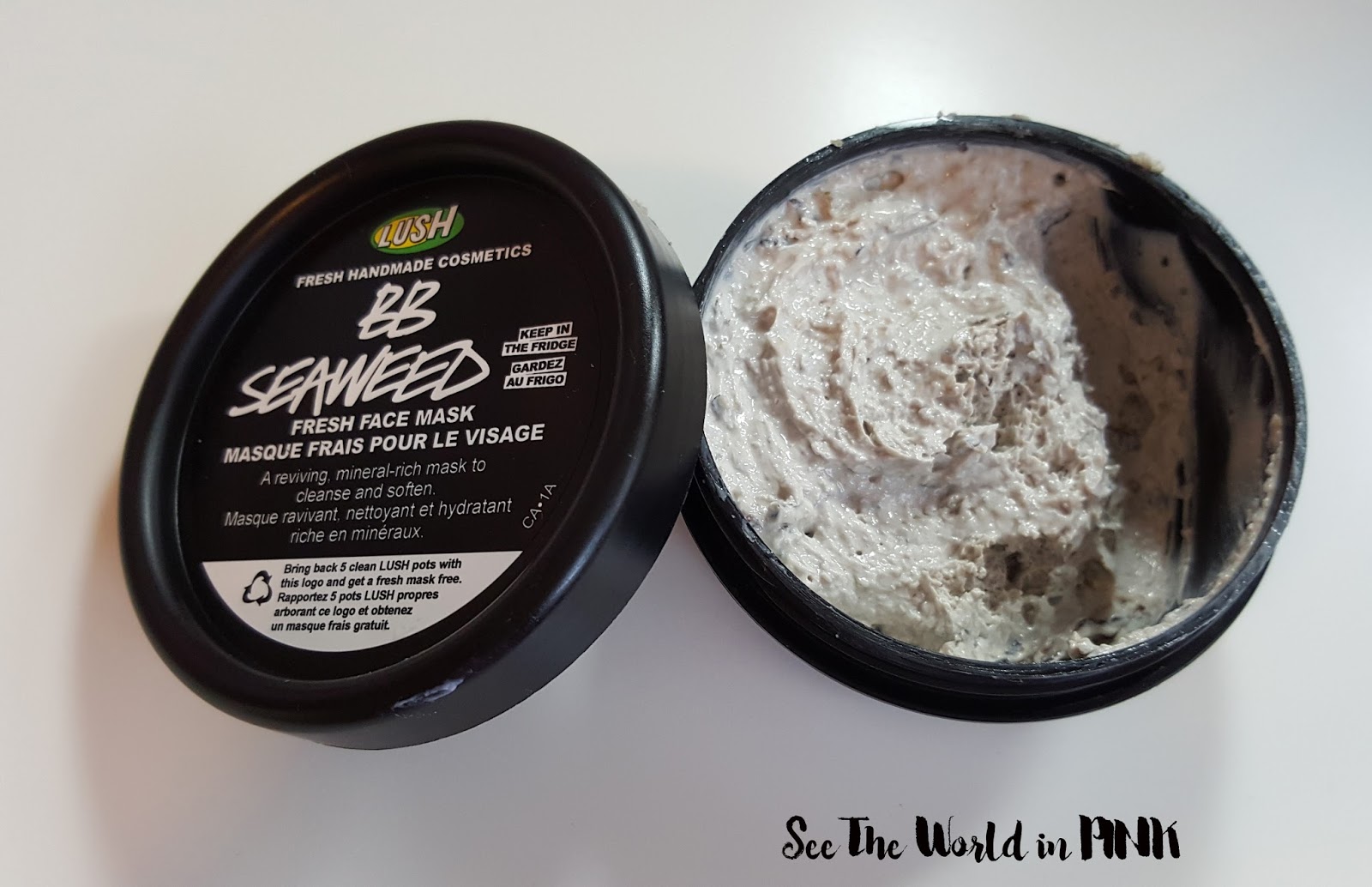 Skincare Sunday Lush BB Seaweed Fresh Face Mask Review See the