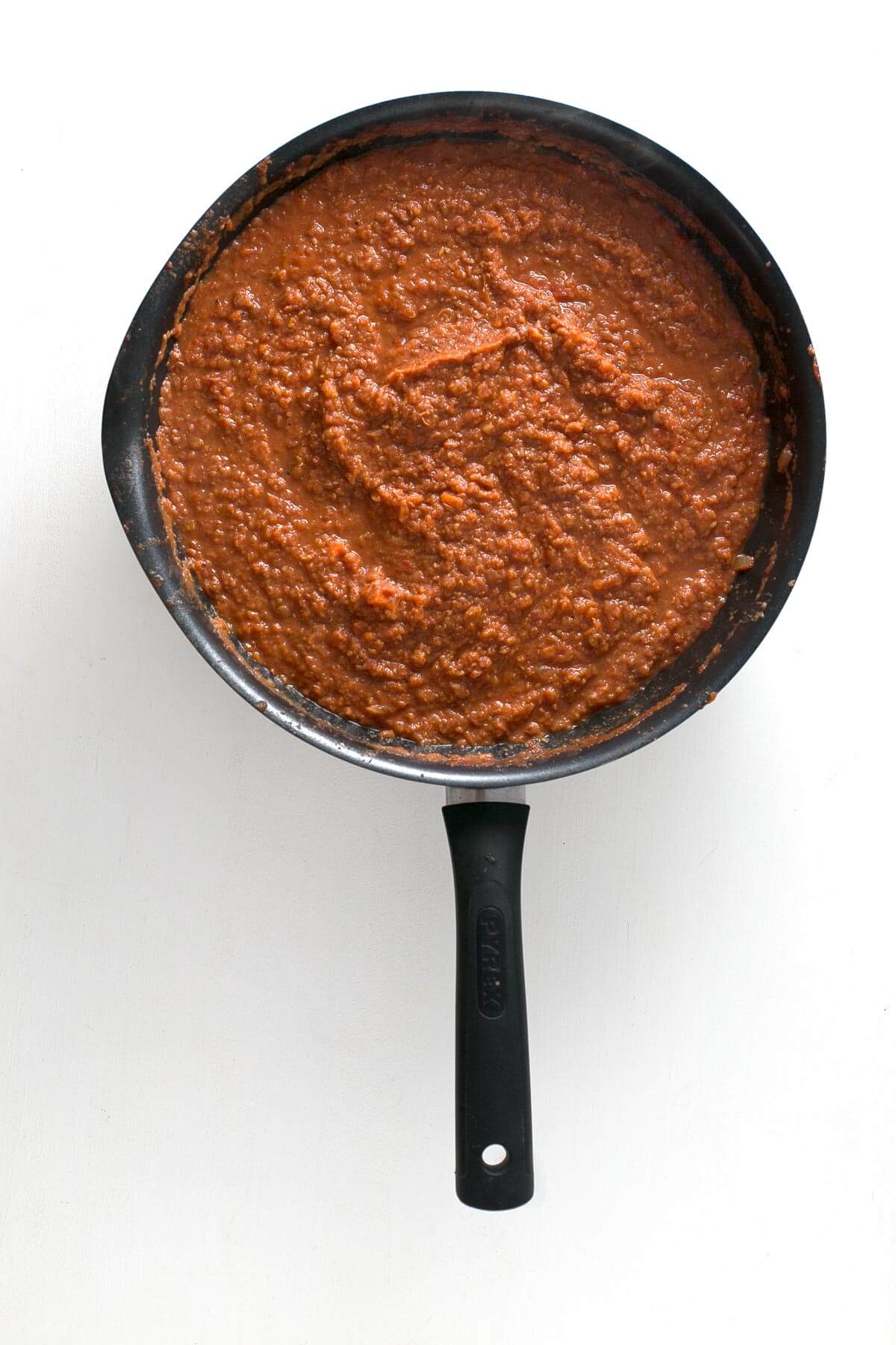 Ragout or lentil bolognese. Ragout or lentil bolognese.