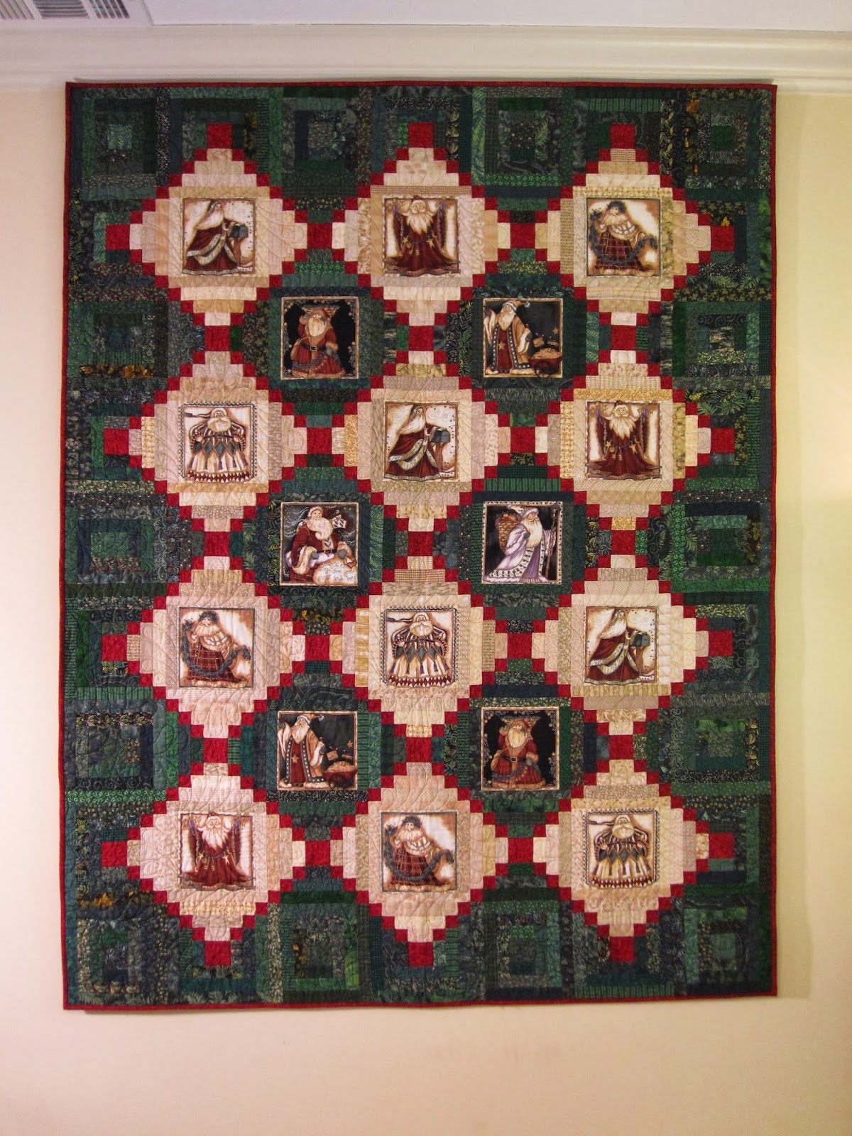 Julie s Quilts and Costumes: Santa Quilt