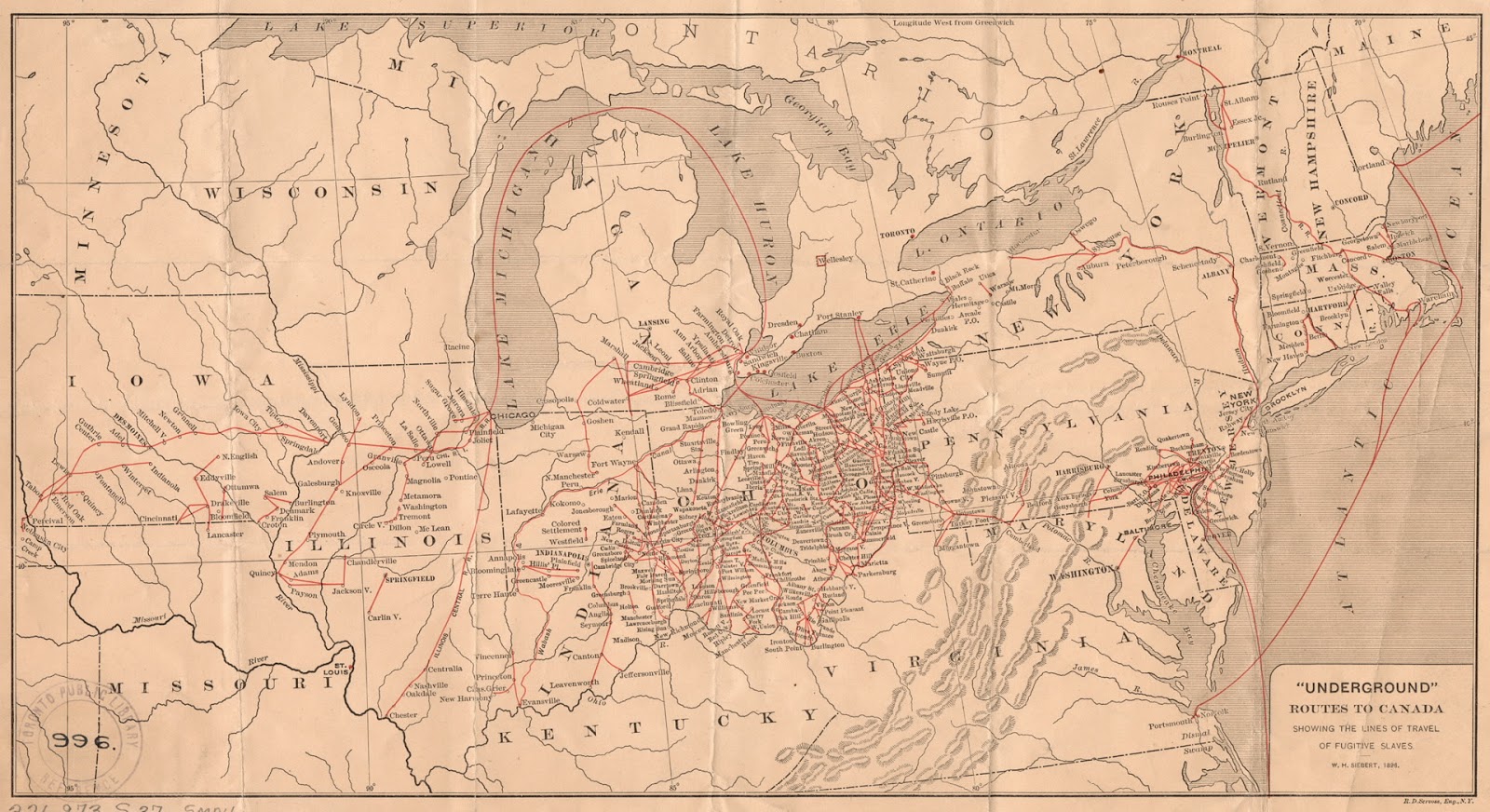 "Underground" routes to Canada (1896)