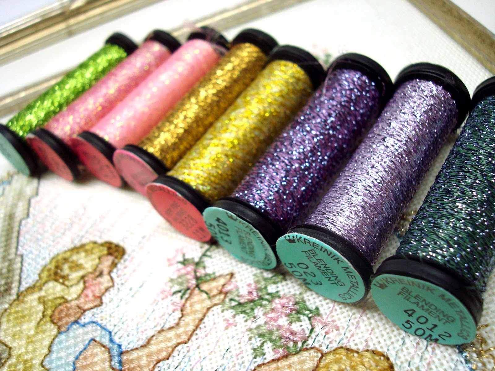 Kreinik Thread Blog: How do you iron metallic threads?