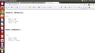 Explain difference between array_merge( ) and array_combine( ) in php ...