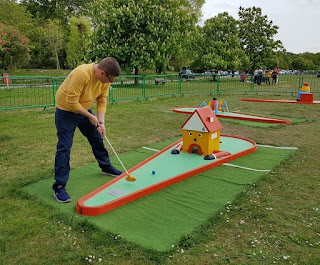 Crazy Golf at the Royal Victoria Country Park in Netley, Southampton