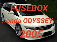 fusebox HONDA ODYSSEY 2005