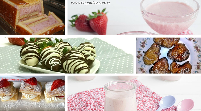 6 recetas fáciles con fresas
