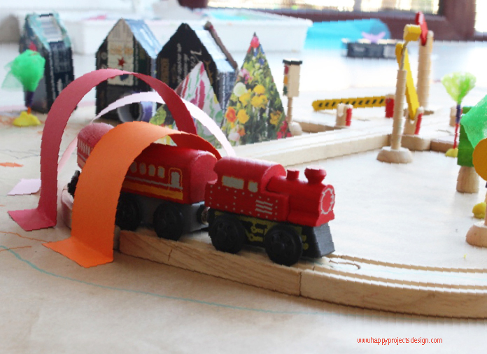 Minimundo DIY viaje en tren