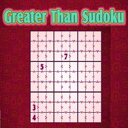 Online Inequality or Greater Than Sudoku (Logical Thinking Puzzle Game)