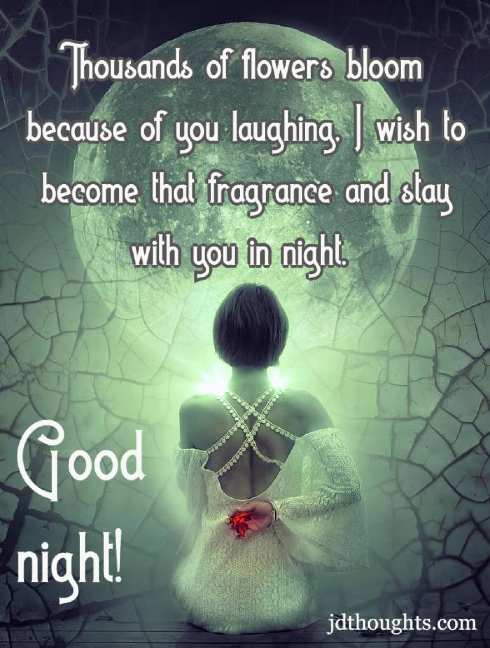 Romantic good night messages for her