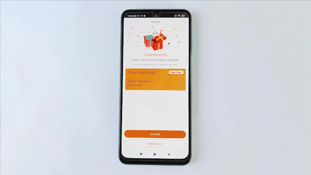 cloud storage in imou wifi camera