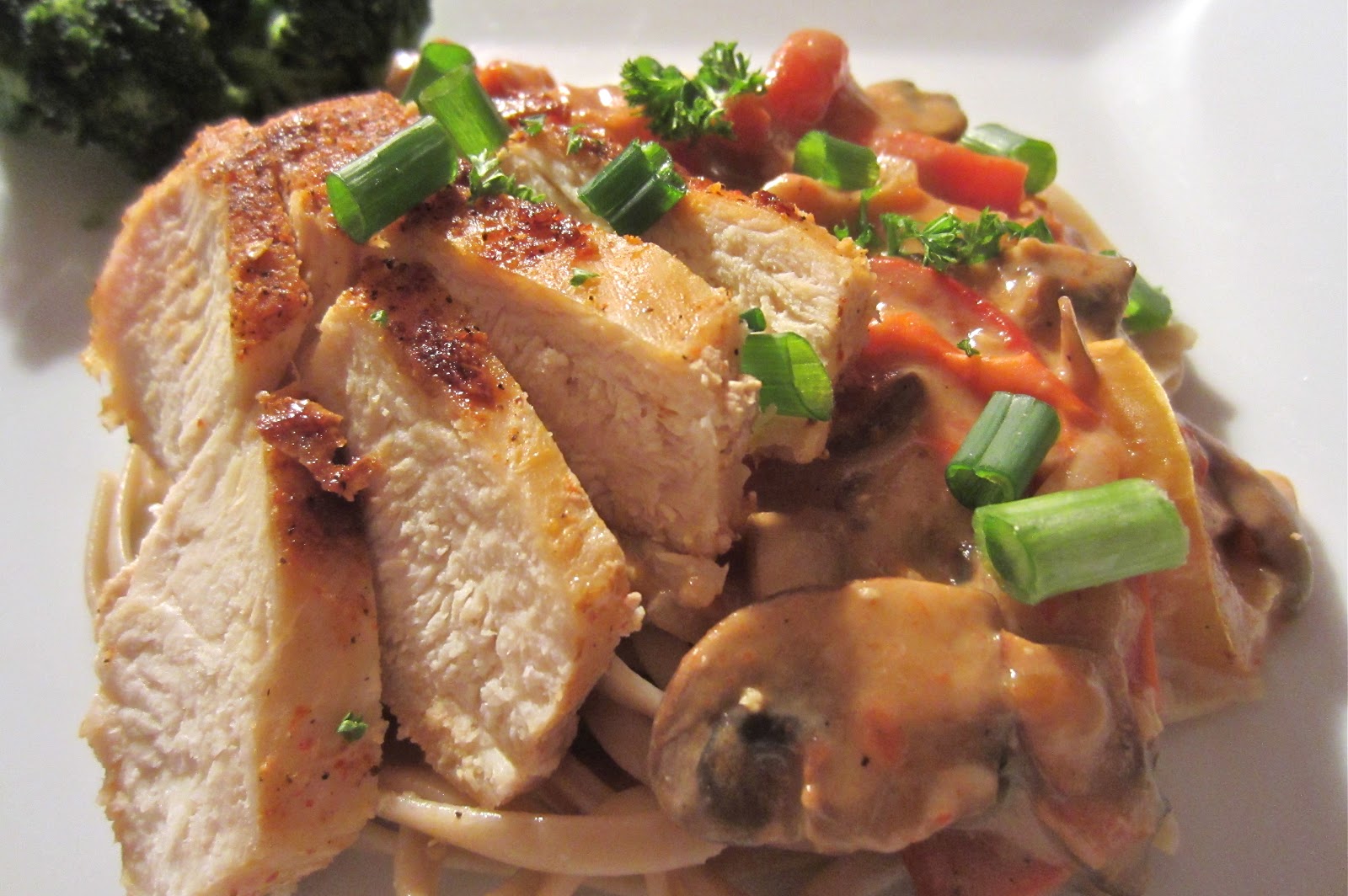 Little Mommy, Big Appetite Light and Spicy Creamy Cajun Pasta