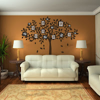 Decora tu pared con fotos en árboles