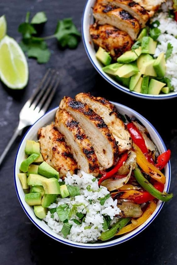 Cajun Chicken With Coriander And Lime Rice - JIMMYSBOOK