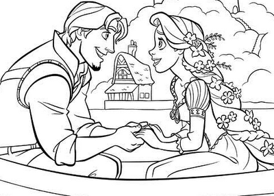 Tangled Rapunzel coloring.filminspector.com