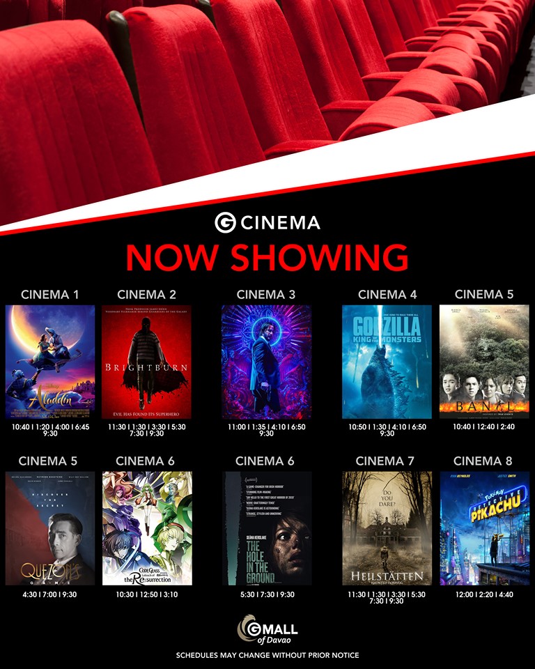 sm lanang cinema showing