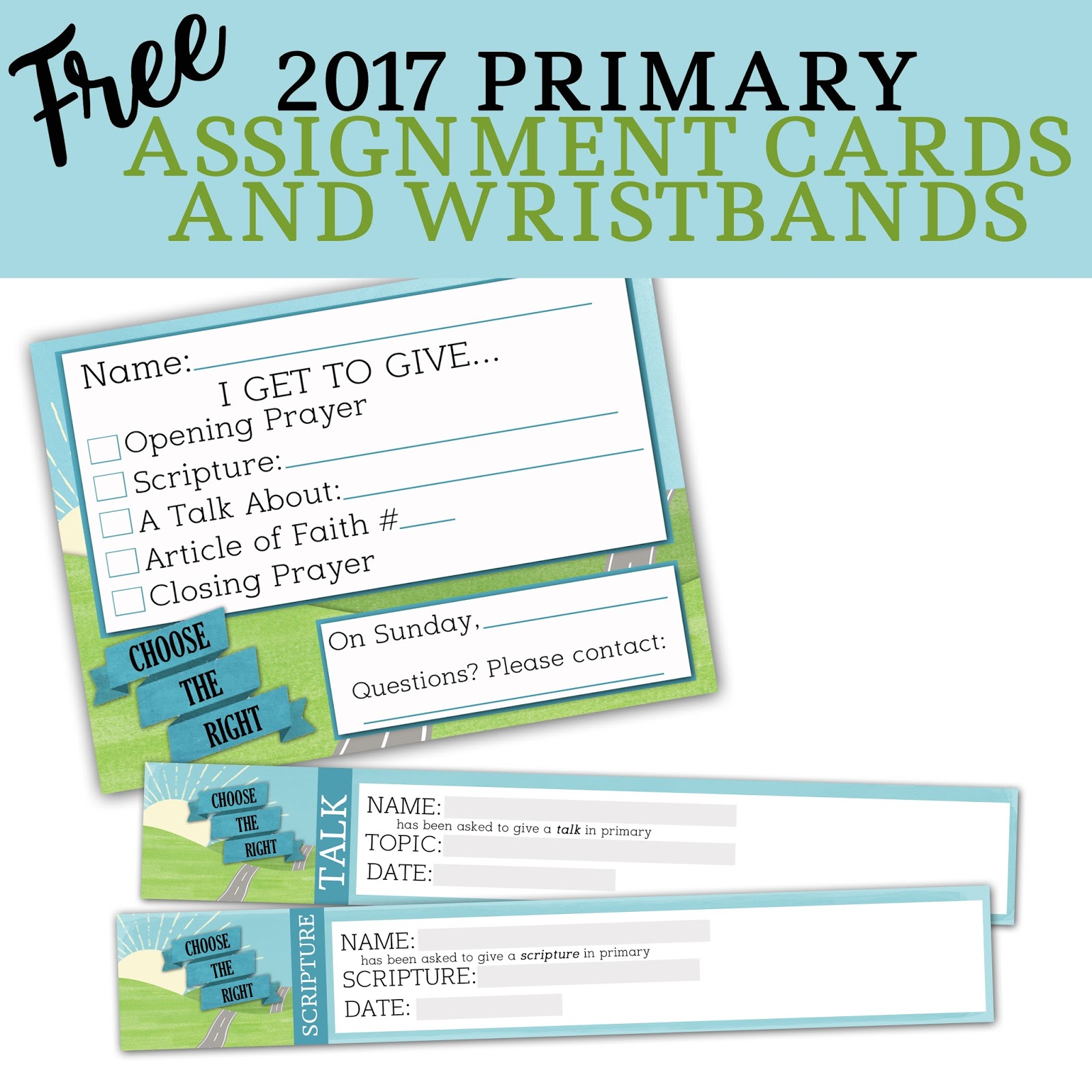 primary assignment wristbands free