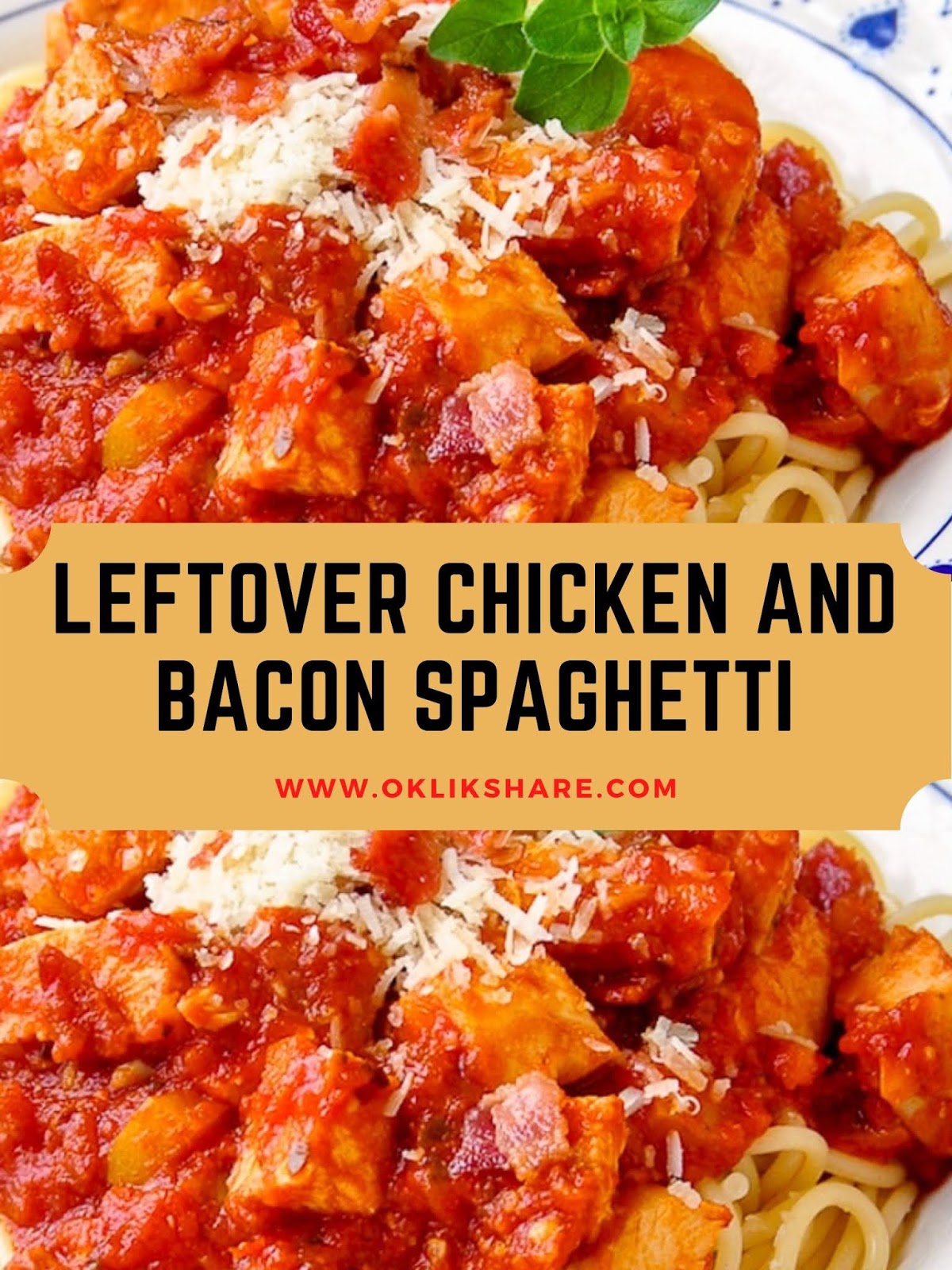 Leftover Chicken And Bacon Spaghetti Leftover Chicken And Bacon Spaghetti