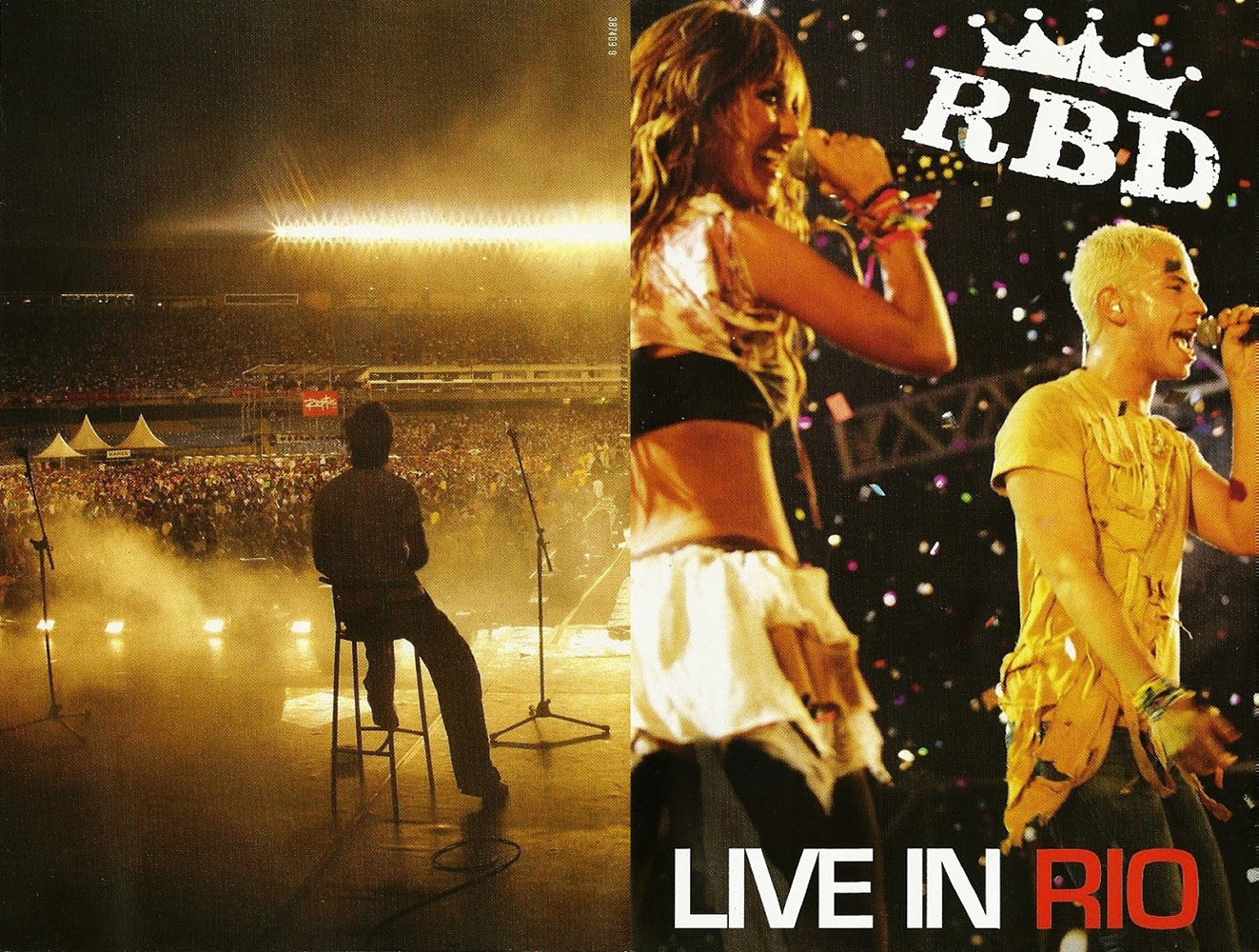 DVD RBD Live In Rio Encartes Pop