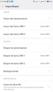 Cara Memindahkan Nomor Kontak HP Xiaomi ke SIM