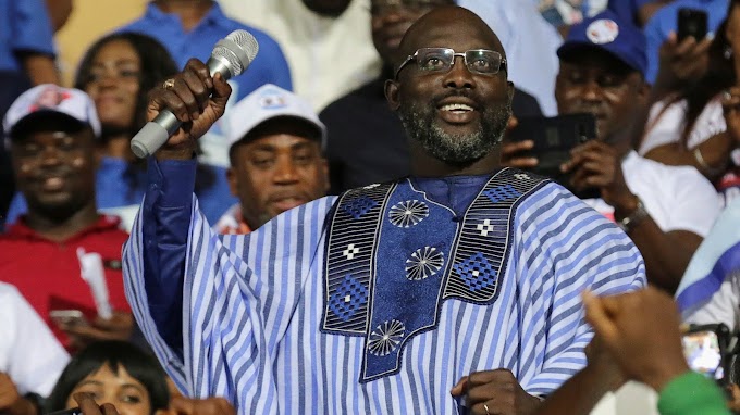 George Weah Says 'Change is on' After Winning Election