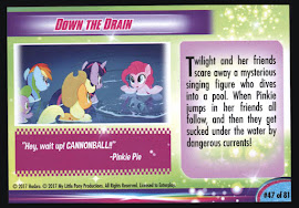 My Little Pony Down the Drain MLP the Movie Trading Card